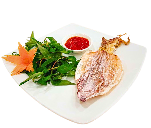 Mực khô nướng